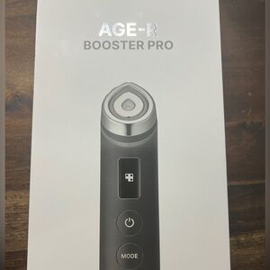 AGE-R Booster Pro Skincare Device - Black and Silver